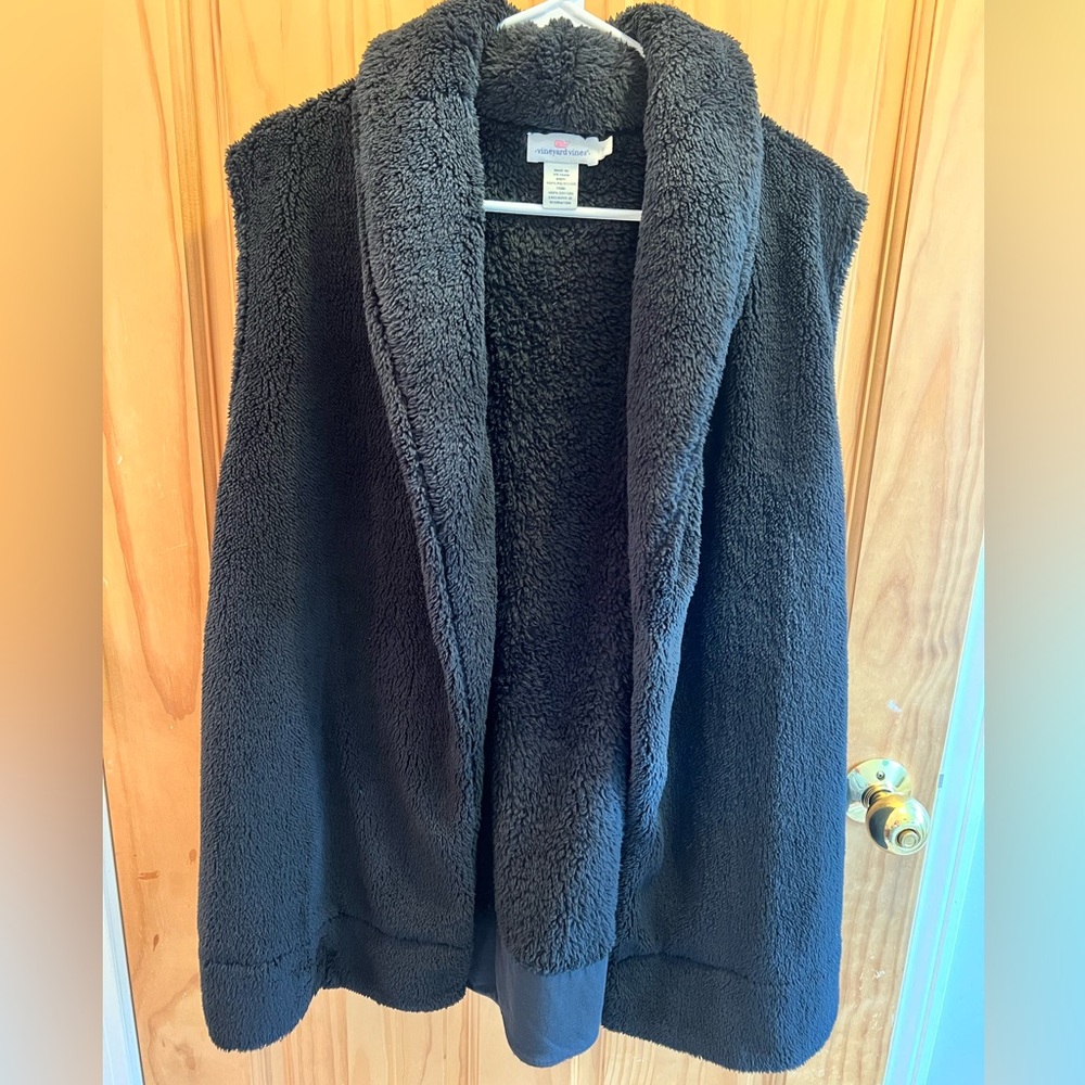 Vineyard Vines Sleeveless Fur Vest